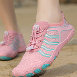 New outdoor anti slip sport hiking for couples, indoor yoga shoes, breathable quick drying five finger beach shoes