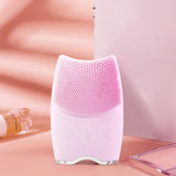 Waterproof Silicone Facial Cleanser Electric Face Wash Instrument Ultrasonic Beauty Instrument Facial Pore Charging Face Brush