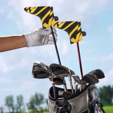Club Blade Putter Cover Headcover with PU Leather Closure,Yes Printed Patterned Golf Accessories
