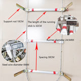 Fire escape ladderFireproof rope ladderAerial work rescue ladderAluminum steel wire ladderAlloy soft ladder