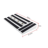 Rockhouse Big Size Effects Pedal Board - Sturdy PE Plastic Pedalboard Case with Sticking Tape, Guitar Accessories