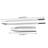Fydun Car Side Door Body Molding Strips Trim ABS Plating Automotive Trim Molding Silver Replacement for Harrier Venza XU80 2020