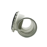 70mm 50mm Ultra-thin Dot Three-way Water Brass Cover PVC Body Bathtub Backwater Suction Drainer