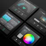 4 inch F4E Zigbee Hub panel supports wireless & Bluetooth connectivity to control 120+ Tuya devices for smart home