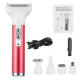 2022 Hot Selling New Five In One Multi Function Washing Electric Women Hair Removal Device