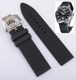 Chopard Butterfly Buckle Silicone Rubber Strap