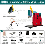 801H+ Lithium Battery Spot hine Pulse Welding Rocker Arm Push-Down Wortation Can Be Lifted