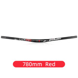 Mountain Bike Handlebars 31.8MM Diameter High-Rise with Matte Surface 720MM 780MM Aluminum Alloy Handlebar for Bicycle