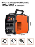 300K MMA Portable 220V EU Arc Welder Inverter hine Mini Iron Electric Welding Equipment Car Repair
