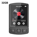 Bluetooth 5.2 Music Stereo Speaker Mini MP3 Player Portable Sport Clip Support E-Book FM Radio Recording