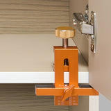 Cabinet Door Mounting Jig, Support Arm&Clamp, Aluminum Alloy Body Tool for Instalg Cabinets with Face Frame or Frameless