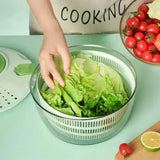 Vegetable Washing Dryer Fruit Washer for Drying Salad Greens Drainer Strainer Manual Lettuce Spinner