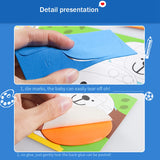 12PCS Cartoon EVA Sticker Toys DIY Animal Handmade Foil Art 3D Stickers For Kids