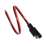 5pcs Single Ended Extension Cabl 18AWG SAE Quick Disconnect Plug Cable for Automobile and Solar Panel
