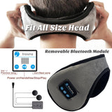 Bluetooth 5.0 Headphone Earmuffs Winter Ear Warmer for Skiing Hiking Walking Running Foldable Music Earmuff with Built-in Speake