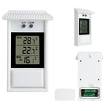 1pc Digital Thermometer Waterproof Thermometer Indoor Outdoor Home Garden Breeding Greenhouse Sauna Greenhouse Planting Thermometer Indoor Outdoor Household Refrigerator Thermometer Home Kitchen Items