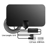 MAYTO Thin Film Dual Amplifier High-definition Digital Mini HDTV Ground Wave TV Antenna DVB-T2