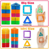 Magnetic Building Blocks Big and Mini Size DIY Magnets Kids Designer Construction Set Gifts for Children Toys