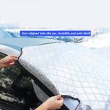 Winter Front Car Sunshade Ice Shiled Snow Cover Waterproof Outdoor Anti-Snow Windscreen Accessory Tool