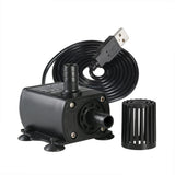 Decdeal Ultra-quiet Mini USB DC5V 4.8W 300L/H Lift 300cm Brushless Water Pump Waterproof Fountain with Flow Adjustment Function