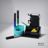 RF-ST13 Multi Function Combination Box Phone Repair Tools Collector Tweezers Screwdriver Parts Storage Case