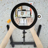 10 inch top shooting mobile bracket, live streaming fill light