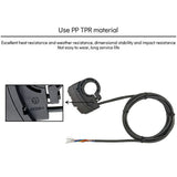 3 in 1 Bike Headlight Turn Signal Horn Switch 36V/48V Waterproof for E-Bike Electric Scooter Motorcycle