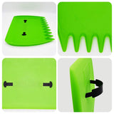 2 Pairs (4 Sets) Horticultural Harrow For Collecting Fhex Leaves With Garden Plastic Harrows