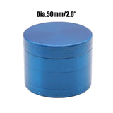 CRUSHER 40/50/63mm Dry Herb Grass Tobacco Grinder Zinc Alloy 4 Laye Manual Spice Herbal Grinders for Smoking Accessories