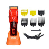 NEW WMARK NG-604 kit Professional Clipper Hair Trimmer 2 in 1 7000RPM+6500RPM With LED Display，with charge stand