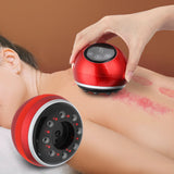 Electric Cupping Massage Guasha Scraping EMS Body Massager Vacuum Cans Suction Cup IR Heating Anti-Cellulite Fat Burner Slimming