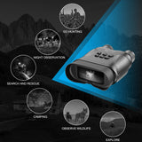 NV008 Digital Night Vision Binoculars Telescope 12X Zoom 800M Full Dark Infrared Night Vision Hunting Camping Video Recording