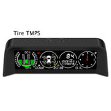 Tilt Angle inclinometer 4x4 Car Hud Head Up Display X50 Gps TMPS Tire Pressure Inclinometers Car Slope Meter
