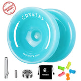 MAGICYOYO K2 CRYSTAL Yoyo , Dual Purpose Responsive Yo-Yo Beginner, Replacement Unresponsive Bearing for Advanced