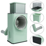 Manual Rotary Potato Chip Slicer Cutter Kitchen Gadget Shredded Potato Cheese Machine 3 in 1 Vegetable Chopper Multifunction