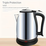 1PC, 1500W Electric Kettle,1.8L Portable Electric Teapot, Double Wall ,304 Stainless Steel Kettle With Convenient Pouring Port