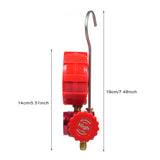 Air Conditioning Pressure Single Diagnostic Manifold Gauge with Clear Scale Fits R410A R22 R134A R404A Refrigerants