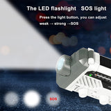 Portable Radio LED Flashlight Phone Charger Emergency Equipment Green