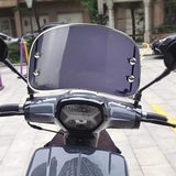 Windshield Motorcycle Windscreen Clear Thicken Adjustable Motorbike Front Fairing Wind Guard For Winter