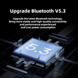 2023 PROT6 True Wireless Bluetooth Headphones ENC Noise Reduction Fashion Translucent Rotating Design Smart Bluetooth Headset
