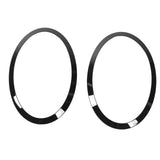 Grille Surround Trim Headlight Taillight Bezel Cover Simple Installation Abrasion Resistant for Car Accessories