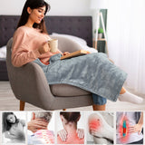 Electric Heating Massage Shawl Blanket Heated Pad For Neck Back Warmer Heat Wrap Adjustable Temperature