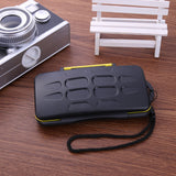 Multi-grid Water-Resistant Memory Card Case Anti-Shock Saving Deposit Card Box Large Capacity Portable for ID Credit Card Holder