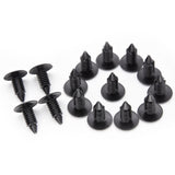 50PCS Auto Fastener 8mm Hole Nylon Clips Fender Bumper Shield Retainer Plastic Rivet For Universal Car Automobile Snap