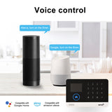433MHz Wireless WIFI + GSM Auto-dial Alarm Security System with LCD Display, Door & PIR Motion Sensor, Phone APP Remote Control.
