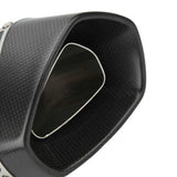 Exhaust Tail Pipe Precise Cut Stainless Steel Noise Reduction 38mm Rustproof Good Performance Exhaust Muffler Tip for Motorcycle