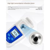 Digital Refractometer Sugar Meter Refractometer Brix Meter Juice Drinks Measuring Range 0-55%