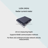 24GHz Current Water Measurement Detection Sensor Radar Velocity Meter