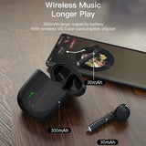 LY02 Wireless Bluetooth Earphones Headphones Outdoor Sports Headset With Charging Bin Display Touch Control Earbuds for Music