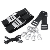 1Set Technical Sidemount Harness BCD Backplateless Scuba Diving Accessory Set Heavy Duty Black&Sier